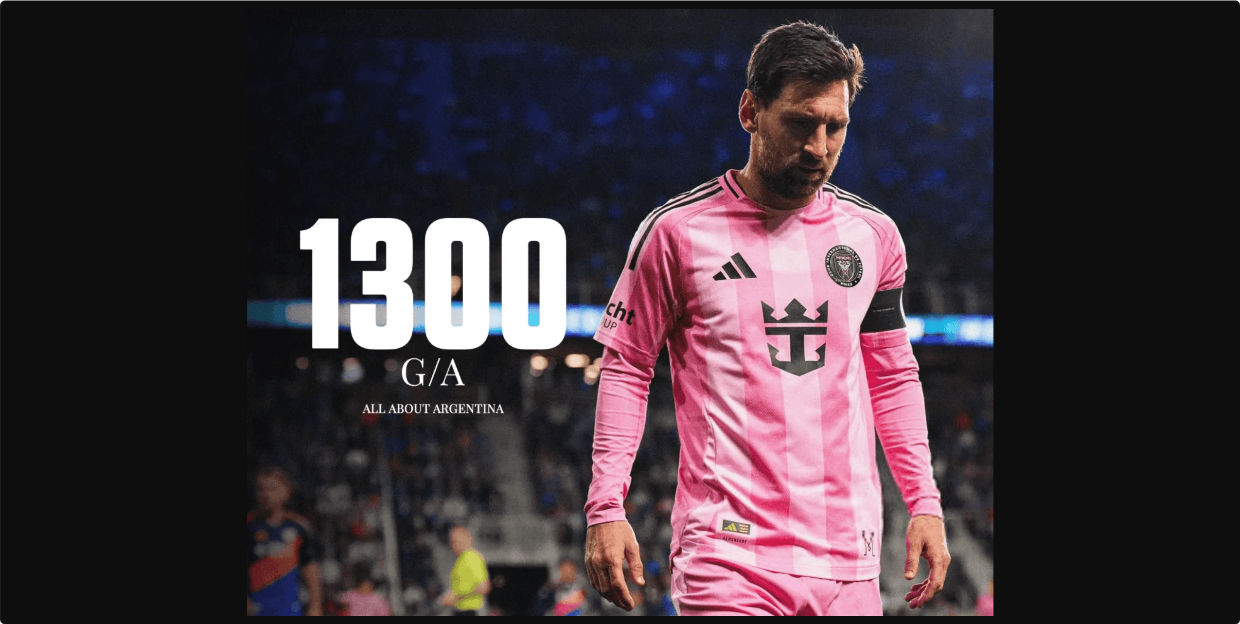 The True GOAT! Messi’s Career: 896 Goals & 404 Assists, Reaching 1,300 Total Goal Contributions