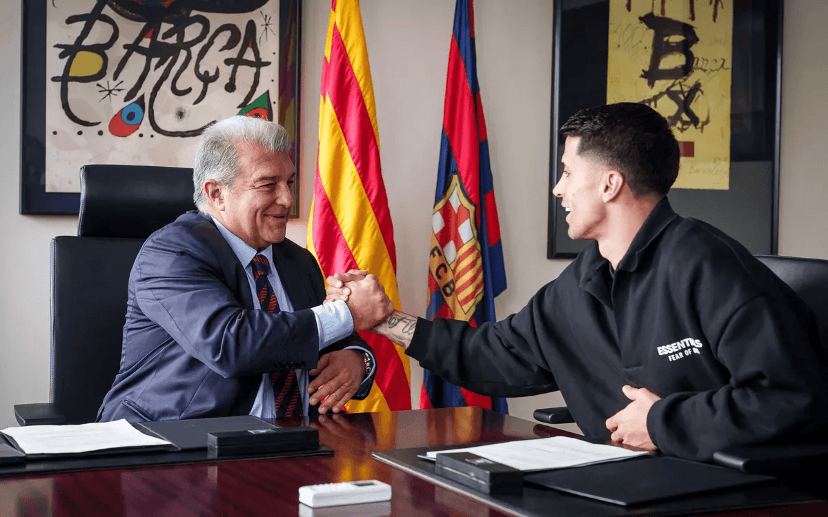 Barcelona Official: Cancelo Returns on Loan Until End of Season; Will Wear Jersey Number 2