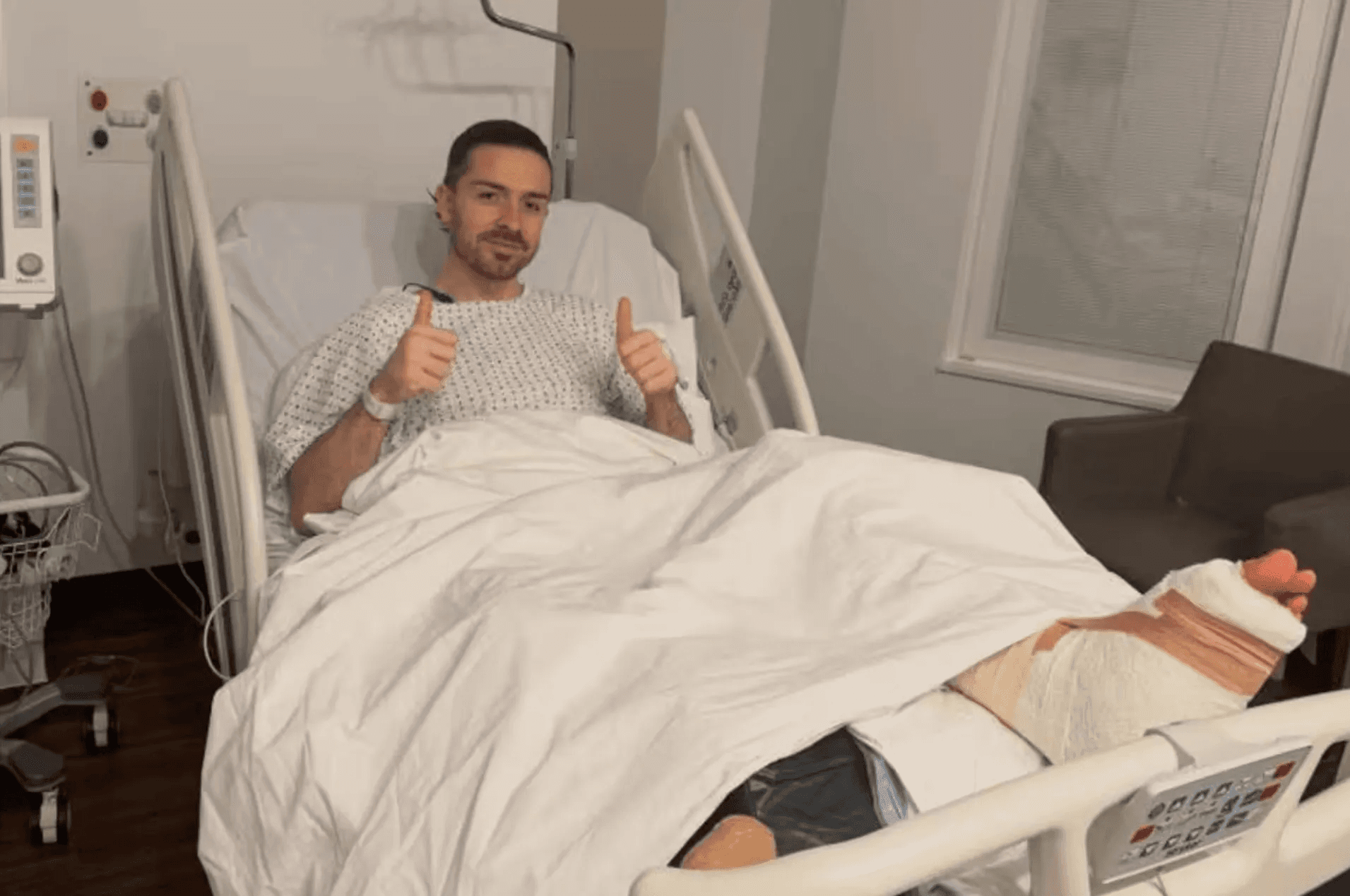 GREALISH RULED OUT FOR SEASON! Undergoes Foot Surgery & Says “I Didn’t Want My Season To End Like This”