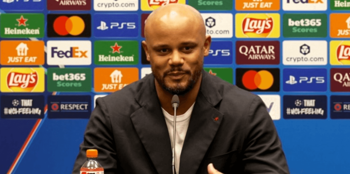 Vincent Kompany: We Are Used to Being Seen as Favorites in Most Games, But Anything Is Possible