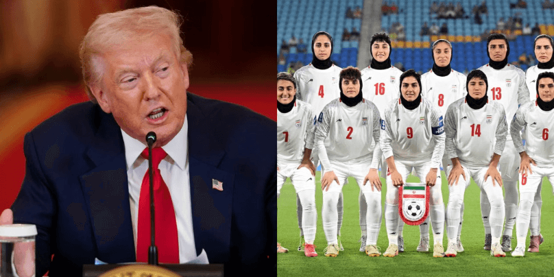 Donald Trump: If Australia Doesn't Grant Asylum to Iranian Women's Football Team, the United States Will Accept Them
